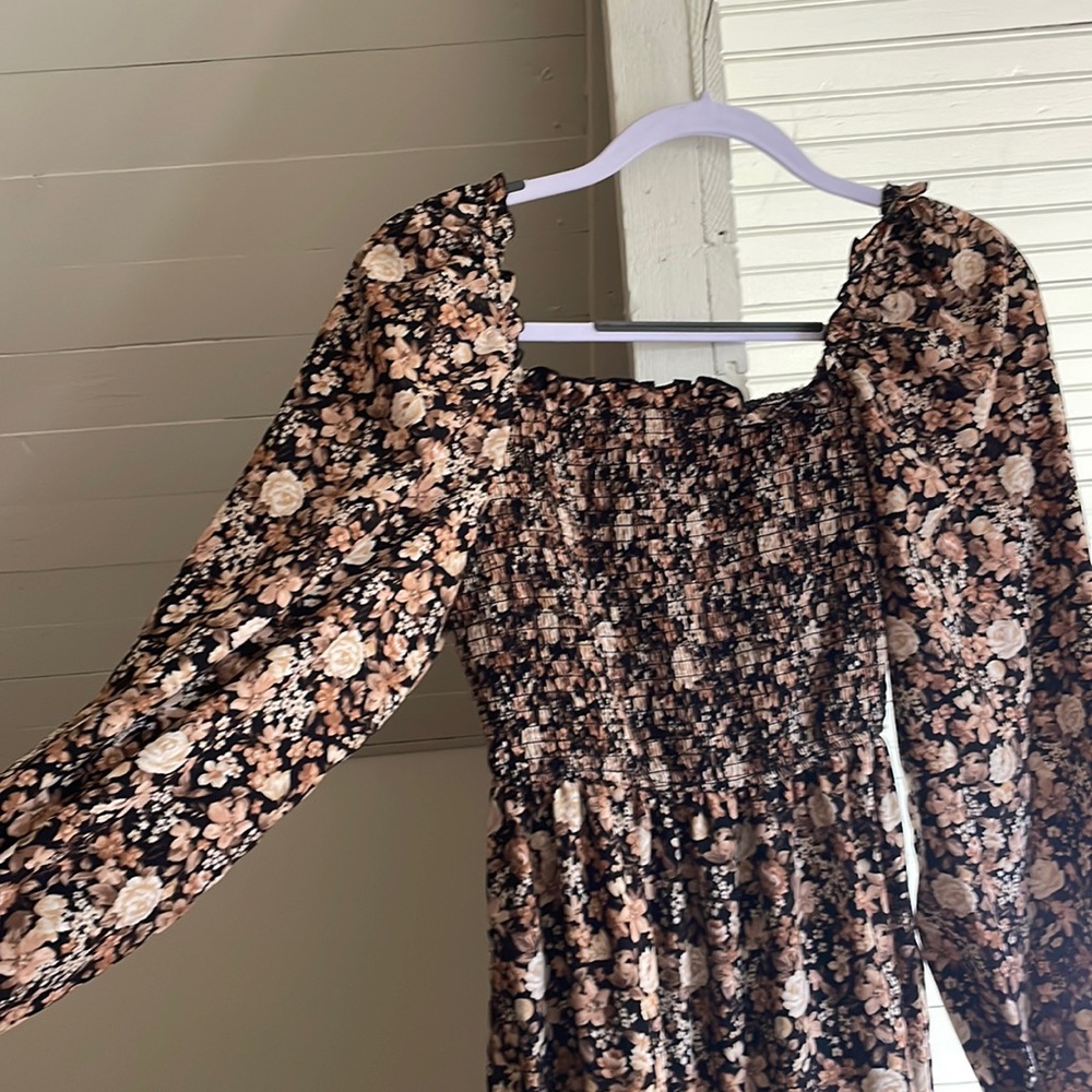 Adored Vintage floral maxi dress size S